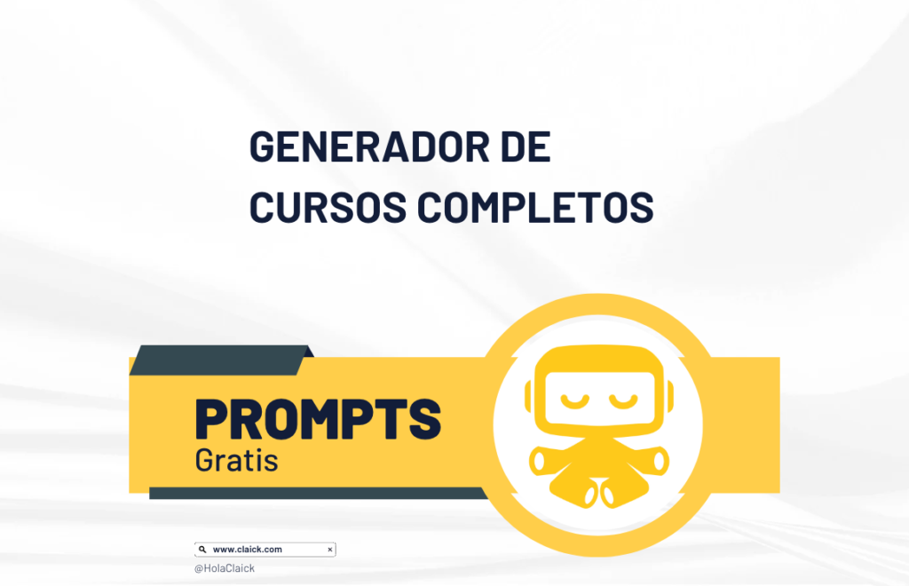 Prompts: Generador de cursos completos