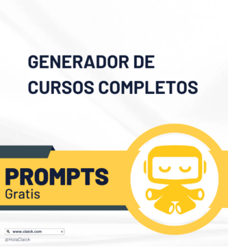 Prompts: Generador de cursos completos