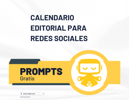 Prompts: Calendario Editorial Para Redes Sociales