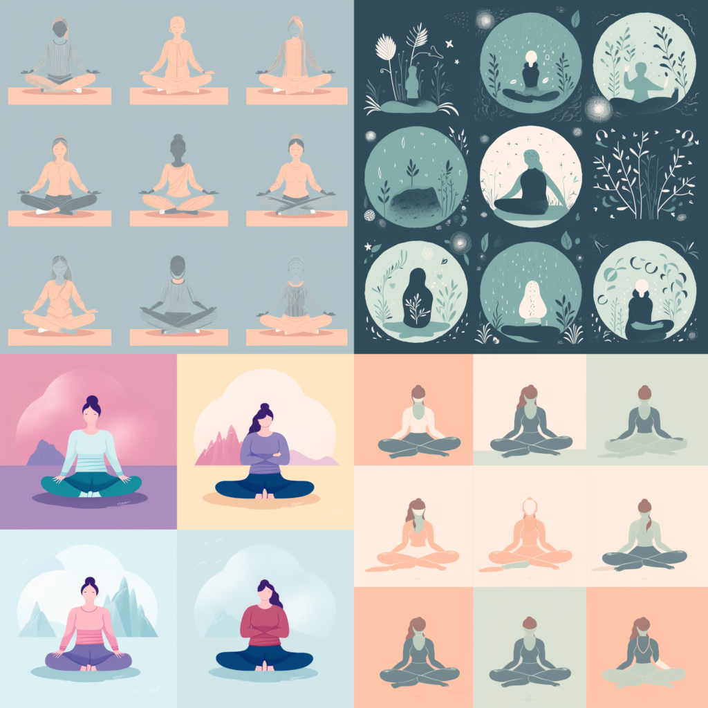 Illustrated Yoga & Meditation Guide.